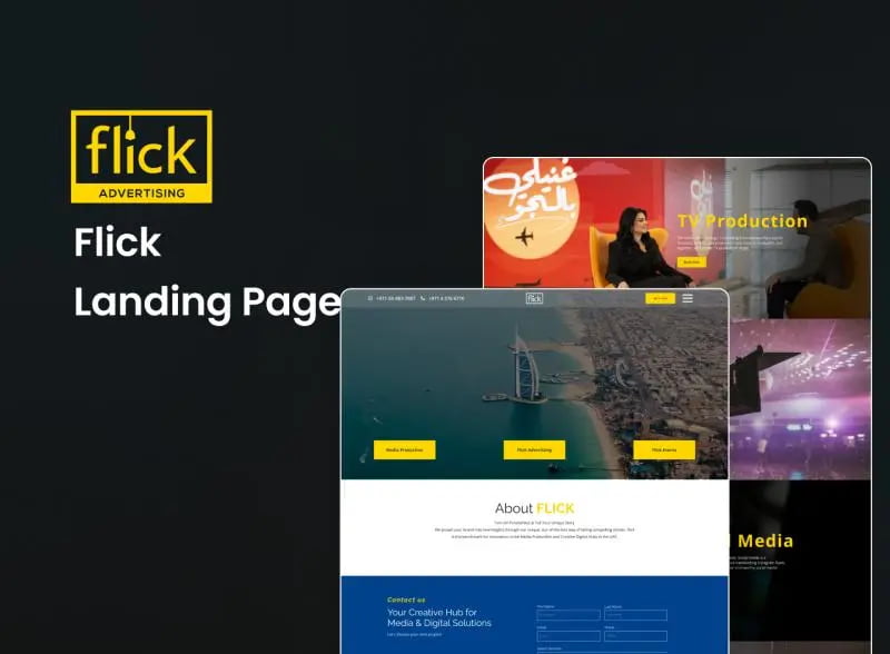 Flick Global - A comprehensive digital platform for Flick Global, featuring multiple business verticals including media production, event management, and technology solutions.