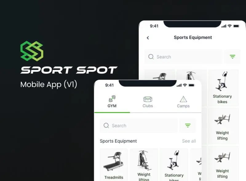 Sport Spot - Sports equipment e-commerce platform with inventory management.